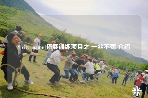 保定拓展训练项目之 一丝不苟 介绍